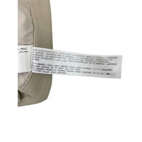 Massimo Dutti Men Denim Pants EU 46 US 36 Beige Slim Fit Trousers 0042/064 NWT